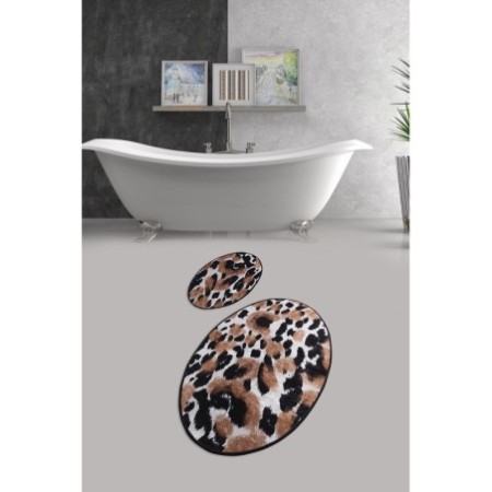 Alfombra de baño Set (2 piezas) Leopard DJT multicolor