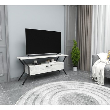 Mueble TV Tarz Crystal gris negro - 854KLN3080