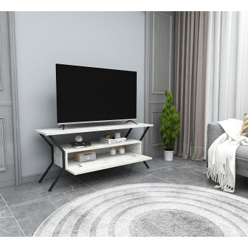 Mueble TV Tarz Crystal gris negro - 854KLN3080