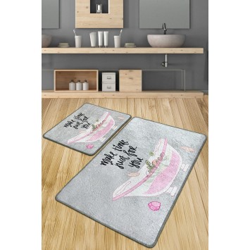 Alfombra de baño Set (2 piezas) Make Time Djt multicolor