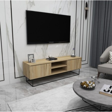 Mueble TV Escape 140 negro fieltro