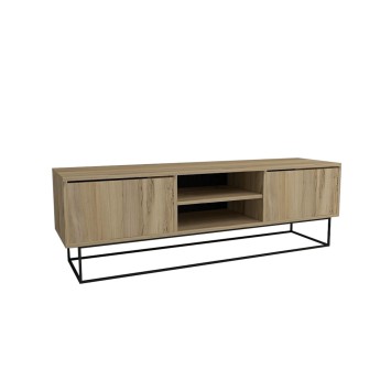 Mueble TV Escape 140 negro fieltro - 854KLN3068