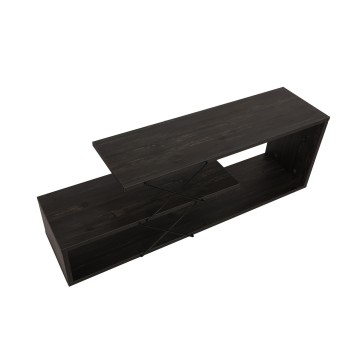 Mueble TV Zig Zag marron oscuro - 854KLN3061