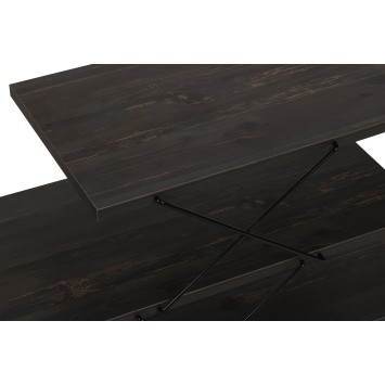 Mueble TV Zig Zag marron oscuro - 854KLN3061