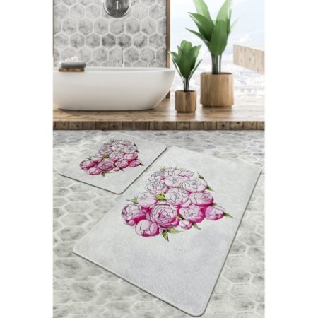 Alfombra de baño Set (2 piezas) Peonia Djt multicolor