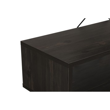 Mueble TV Zig Zag marron oscuro - 854KLN3061