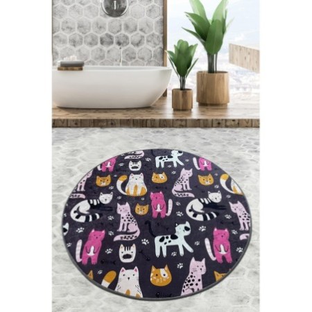 Alfombra de baño Park Cat Djt (140 cm) multicolor