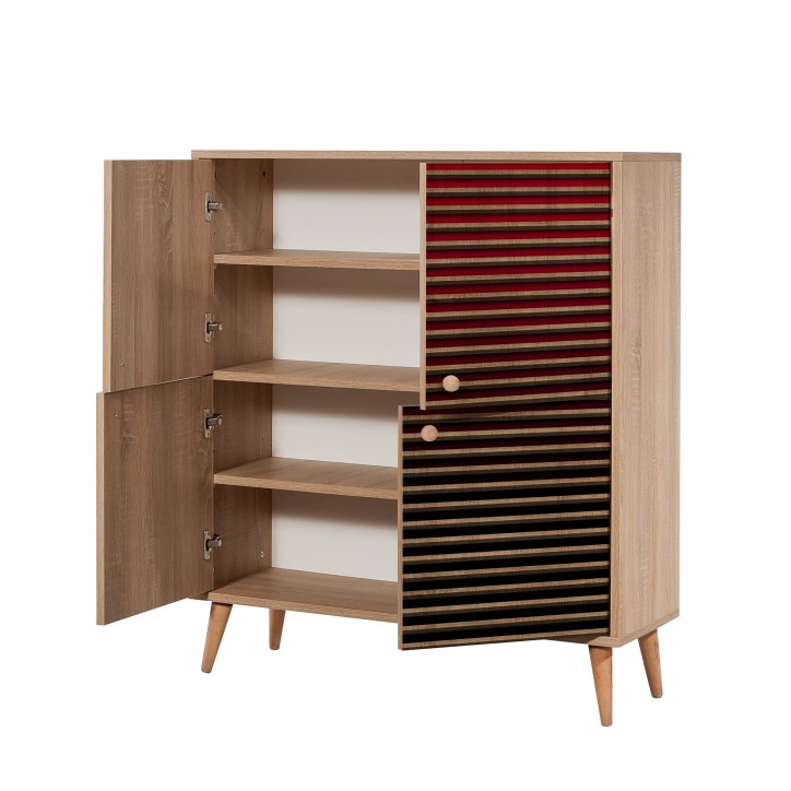 Mueble auxiliar Multilux-221 sonoma roble