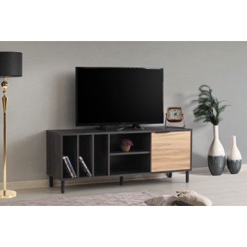 Mueble TV Gordes roble marrón oscuro - 854KLN3047