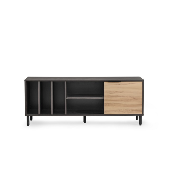 Mueble TV Gordes roble marrón oscuro