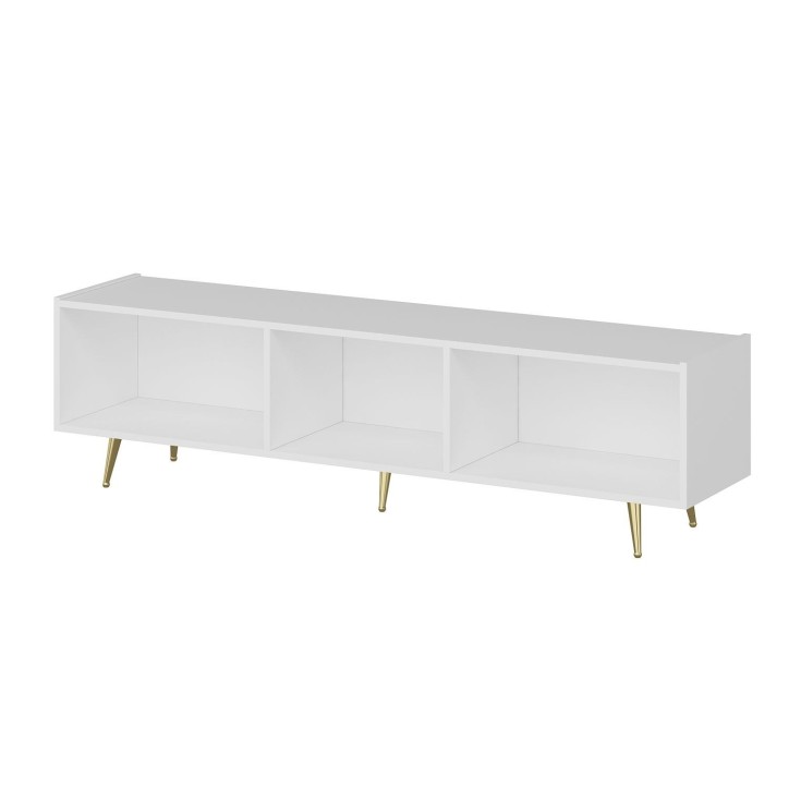 Mueble TV con estante Jose blanco