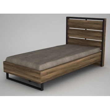 Cama individual Lost nogal - 804TRH4002