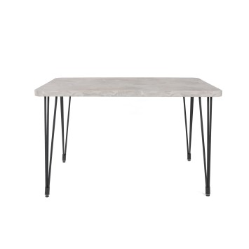 Mesa comedor Lagos-1423 gris negro - 974NMB1729