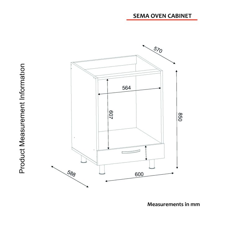 Mueble de cocina Sema blanco