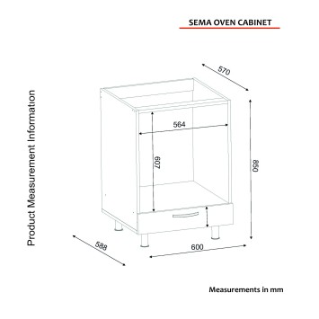 Mueble de cocina Sema blanco - 756FRN3906