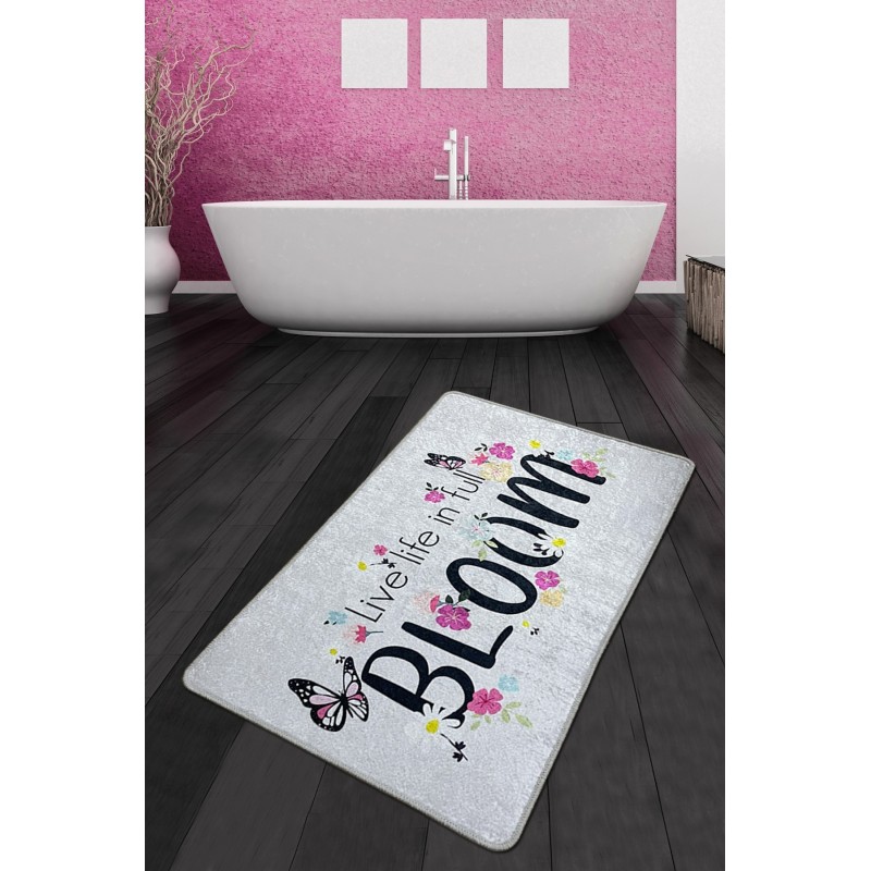 Alfombra de baño Bloom Djt (80 x 100) multicolor