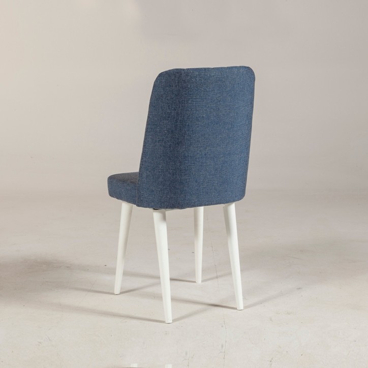 Silla Vina Sandalye azul oscuro blanco