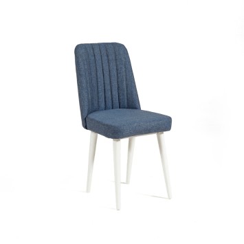 Silla Vina Sandalye azul oscuro blanco - 869VEL5156