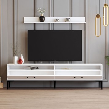 Mueble TV con estante Istanbul blanco - 845HCT3102