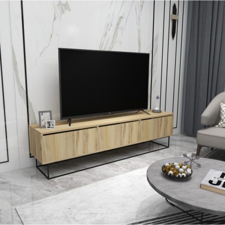 Mueble TV Kordon 180 negro fieltro