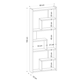 Librería Prins blanco - 393MRD1294