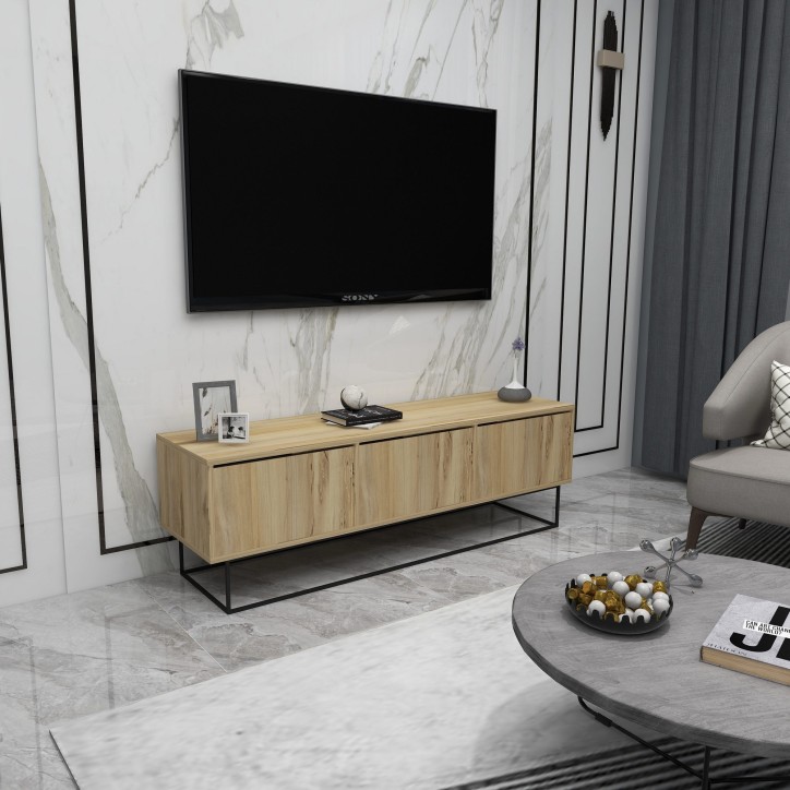 Mueble TV Kordon 140 negro fieltro