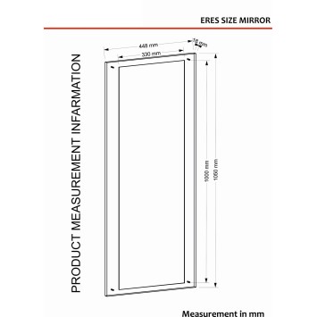 Espejo decorativo Eres nogal - 804TRH3302