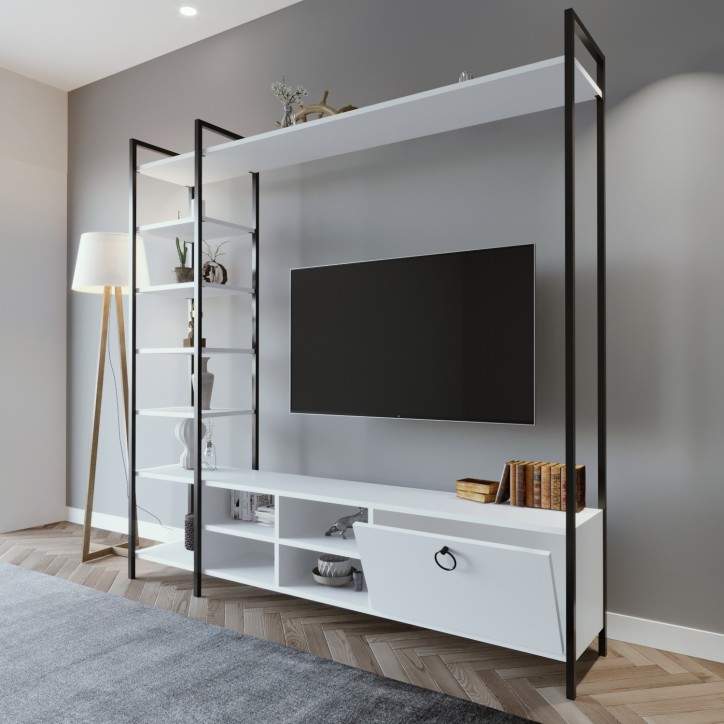 Mueble TV Demirli L518 blanco