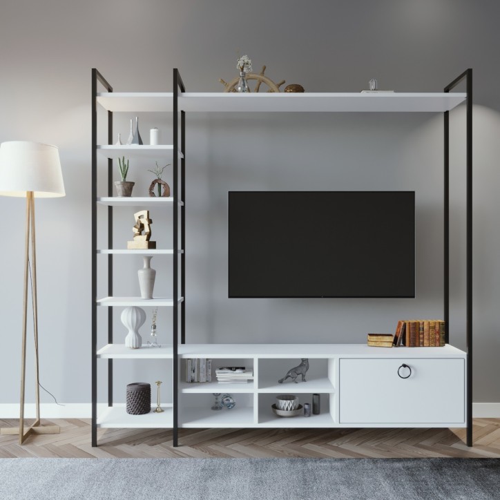 Mueble TV Demirli L518 blanco