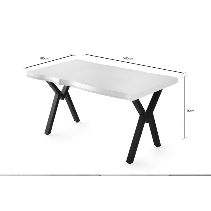 Mesa comedor Efor-1411 blanco