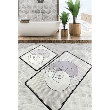 Alfombra de baño Set (3 piezas) Katt multicolor