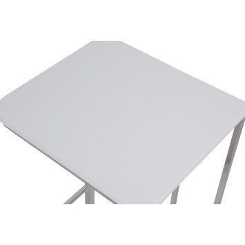 Set mesas de café (3 piezas) Ce Metal Zigon-9406 blanco - 974NMB1237