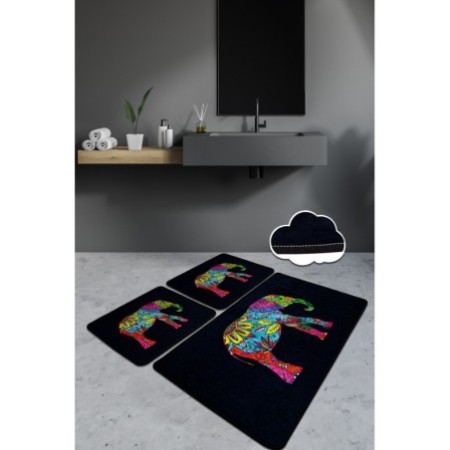 Alfombra de baño Set (3 piezas) Olifant  multicolor