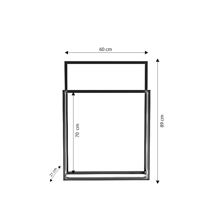 Mueble de baño Emden L2043 negro