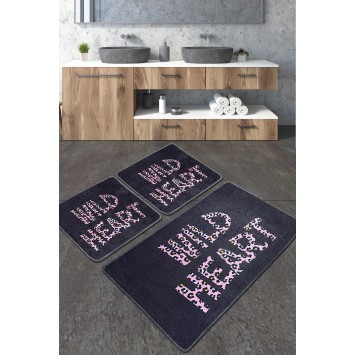 Alfombra de baño Set (3 piezas) Wild Heart Djt multicolor