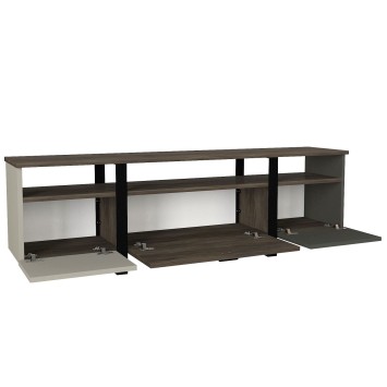 Mueble TV Arne nogal antracita gris - 804TRH3073