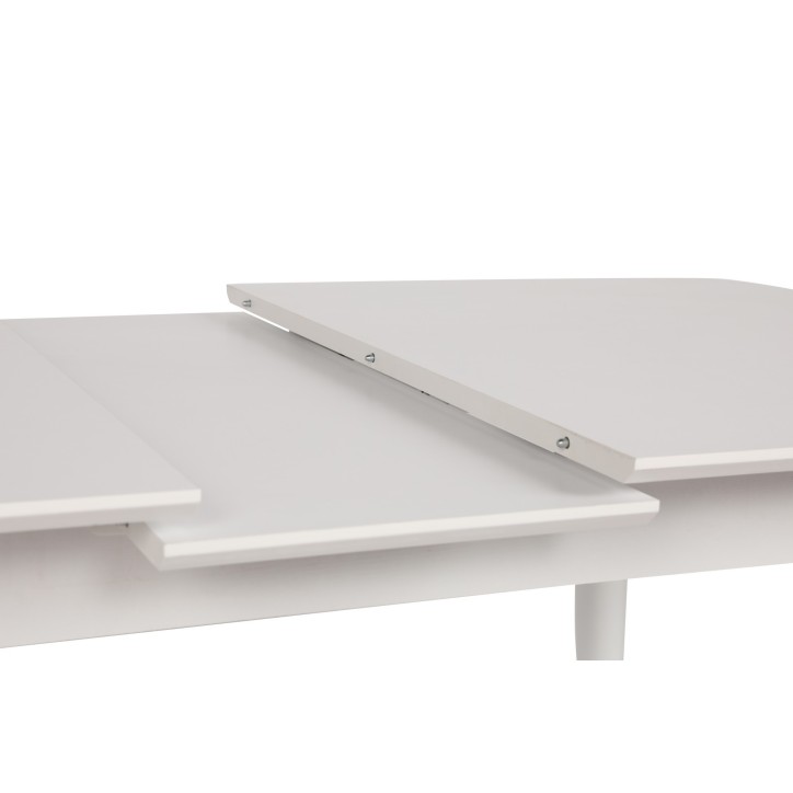 Mesa de comedor extensible Retro 1193 blanco