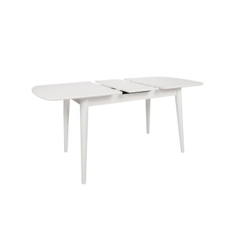 Mesa de comedor extensible Retro 1193 blanco - 974NMB1512