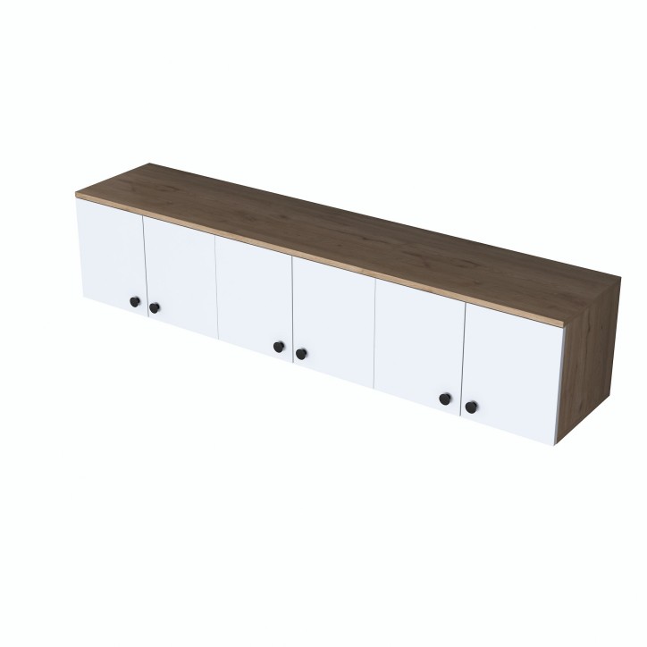 Mueble auxiliar EA103-2387 blanco nogal