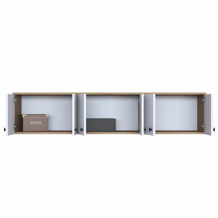 Mueble auxiliar EA103-2387 blanco nogal