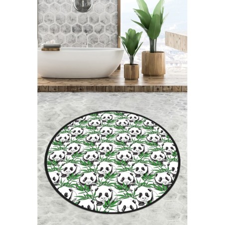 Alfombra de baño Green Panda Circle Djt 100 multicolor