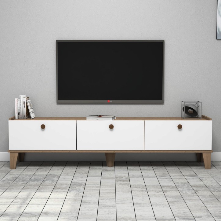 Mueble TV Sumer E3620 roble blanco