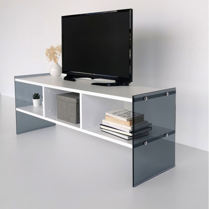 Mueble TV TV401 humo blanco