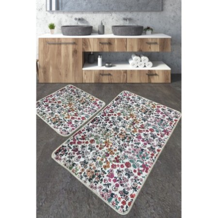 Alfombra de baño Set (2 piezas) Alara  multicolor