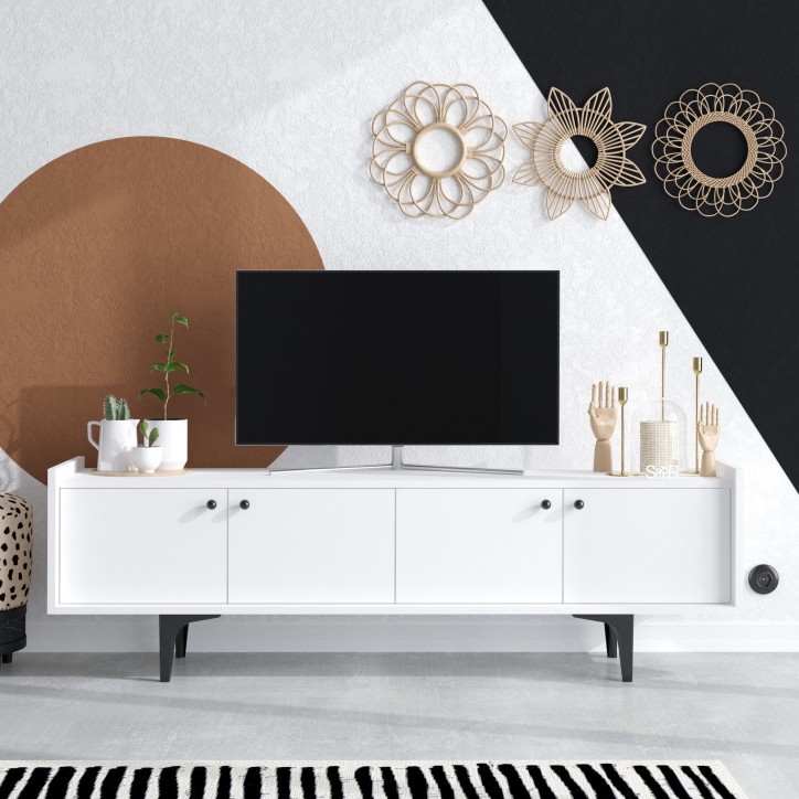 Mueble TV Atlas blanco