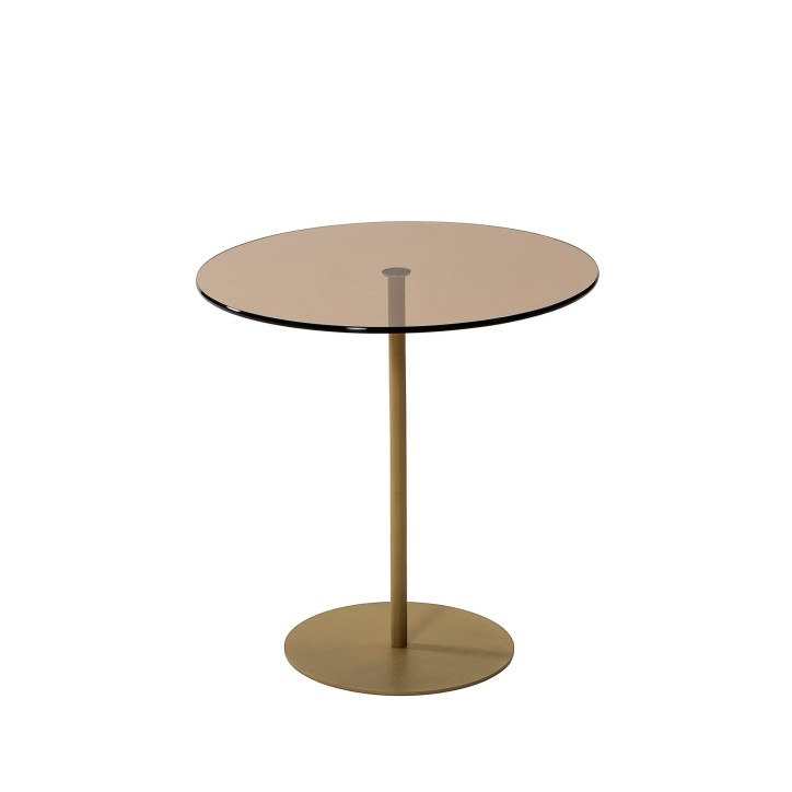 Mesa auxiliar Chill bronce oro