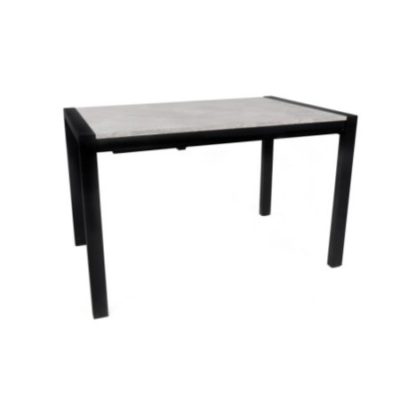 Mesa de comedor extensible Silva-1013 visón negro