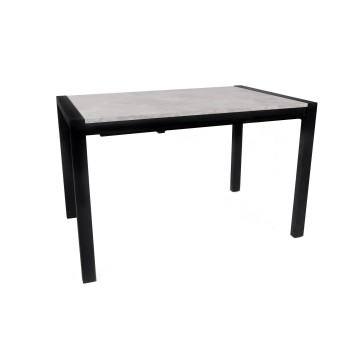 Mesa de comedor extensible Silva-1013 visón negro - 974NMB1738