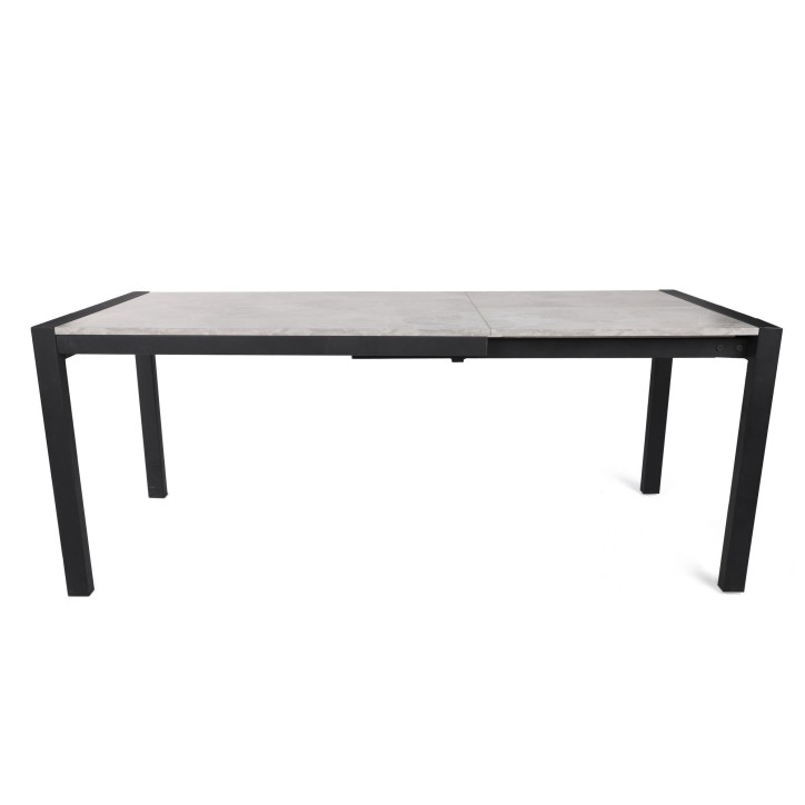 Mesa de comedor extensible Silva-1013 visón negro