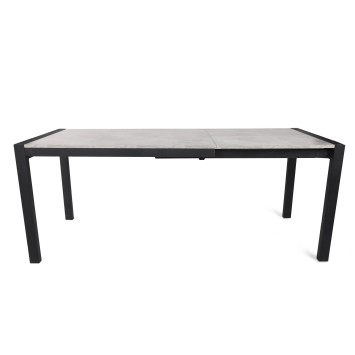 Mesa de comedor extensible Silva-1013 visón negro - 974NMB1738